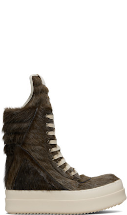 Brown Concordians Megageobaskets Sneakers - Rick Owens