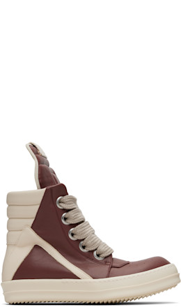 Pink Concordians Jumbolace Geobasket Sneakers - Rick Owens