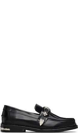 Black Metal Loafers - Toga Virilis