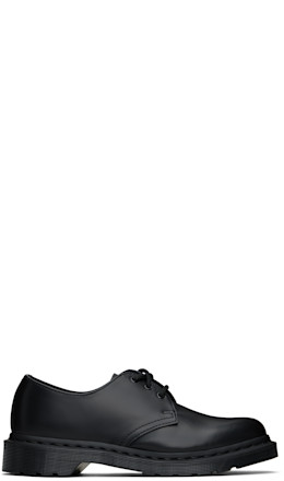 Black 1461 Mono Smooth Leather Derbys - Dr. Martens