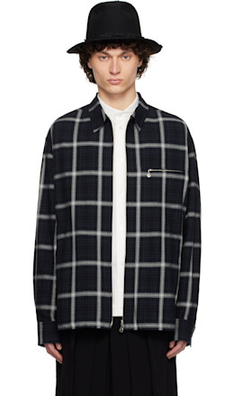 Black Full Zip Work Jacket - TAKAHIROMIYASHITA TheSoloist.