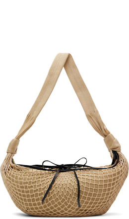 Beige Croissant Filt Bag - LEMAIRE
