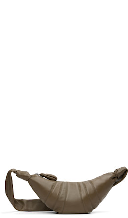 Khaki Small Croissant Bag - LEMAIRE