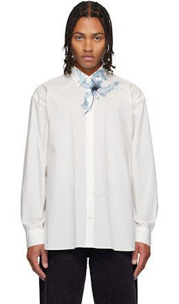 Off-White Loose Cotton Shirt