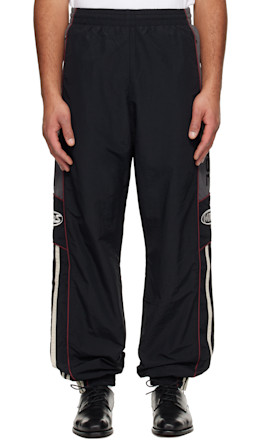 Black & Gray Hockey Track Pants