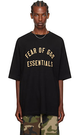 Black Crewneck T-Shirt - Fear of God ESSENTIALS