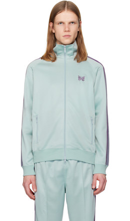 Green Poly Smooth Track Jacket