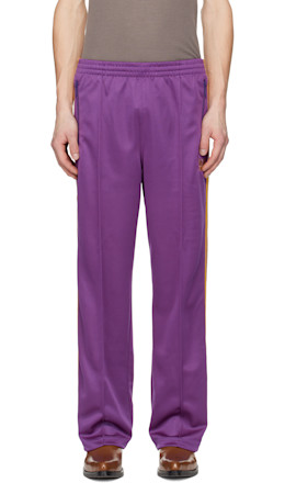 Purple Poly Smooth Track Pants