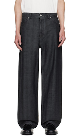 Black Vast Cut Jeans - OUR LEGACY