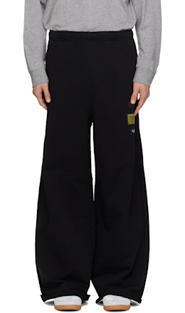Black Label Patch Sweatpants