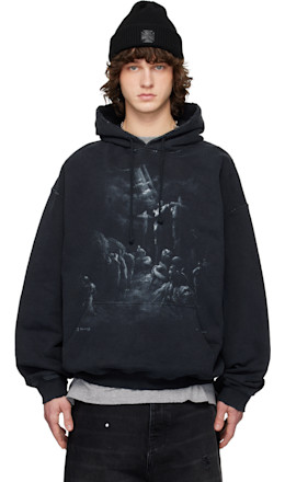 Black Jesus On A Cross Hoodie