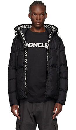 Black Montcla Short Down Jacket - Moncler