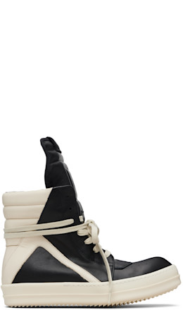 Black Temple Geobasket Sneakers