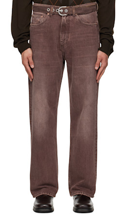 Brown Third Cut Jeans