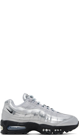 Silver Air Max 95 Big Bubble Sneakers