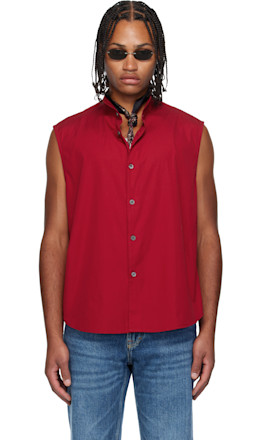 Red Wing Sleeveless Shirt - OUR LEGACY