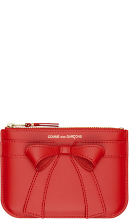 Red Big Bow Wallet - COMME des GARÇONS WALLETS