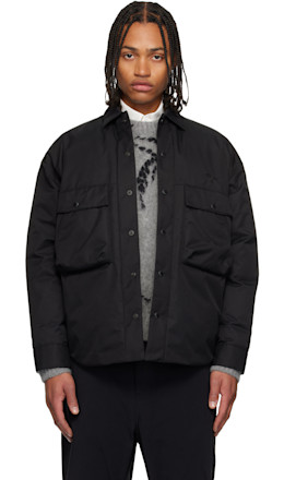 Black Goldwin Edition Double Layer Windstopper Down Jacket - Comme des Garçons Homme