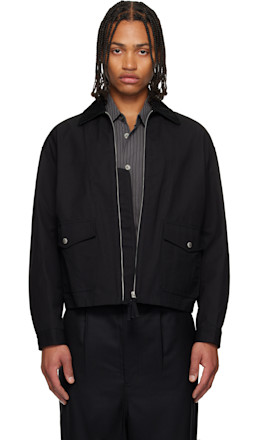 Black Cotton Nylon Cordura Triple Layer Jacket - Comme des Garçons Homme
