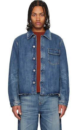 Blue Cut Rebirth Denim Jacket - OUR LEGACY