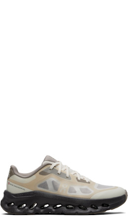 Beige & Black Cloudtilt Remix Sneakers
