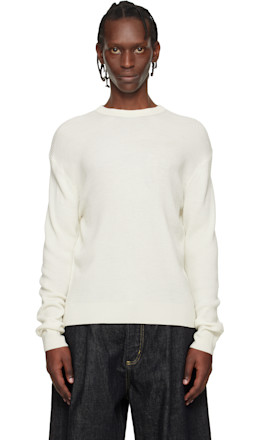 Off-White Portland Knit Sweater - Studio Nicholson