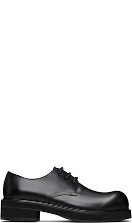 Black Leather Lace-Up Derbys - Acne Studios