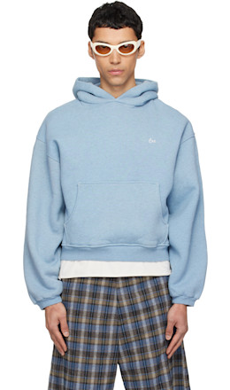 Blue Heathered Hoodie - ERL