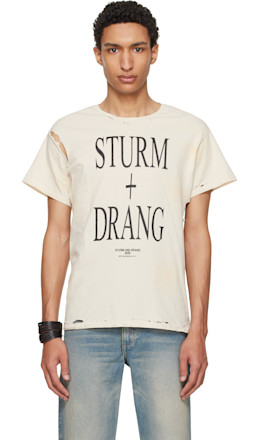 Off-White EET Stains Distressed ‘Sturm und Drang’ T-shirt