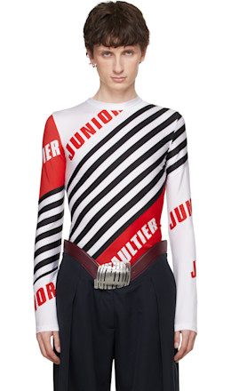 White & Black 'The Junior Gaultier' Top