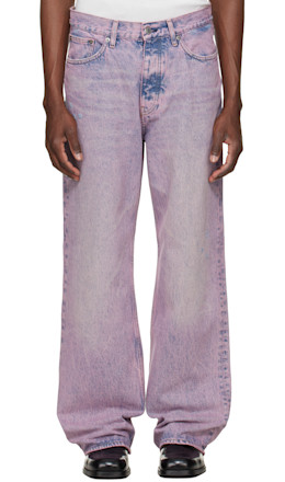 Pink Relaxed Boot Jeans