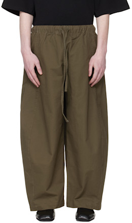 Khaki Loft Trousers - Entire Studios