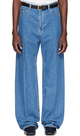 Blue Creased Jeans