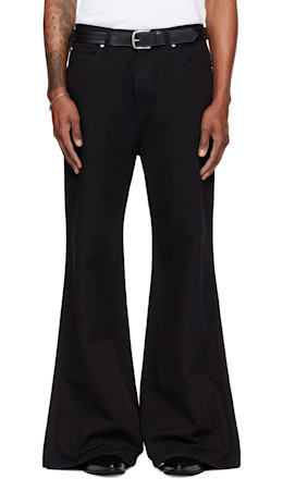 Black Denim Phat Jeans