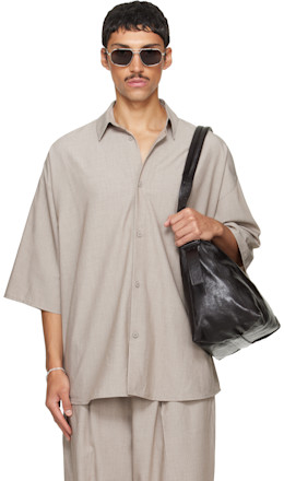 Gray Button Up Shirt