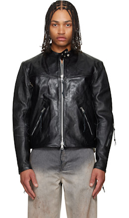 Black Yurei Leather Jacket
