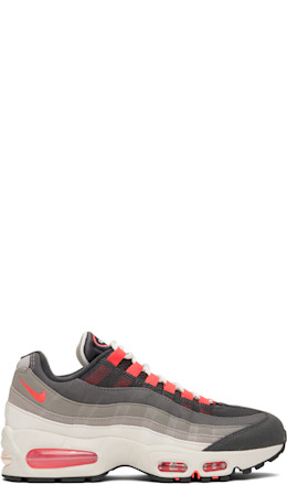 Gray & Pink Air Max 95 OG Sneakers