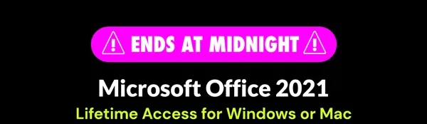 Microsoft Officel 2021 for Windows or Mac: Lifetime License
