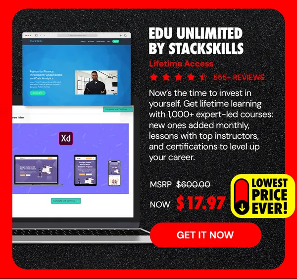 EDU Unlimited by StackSkills: Lifetime Access