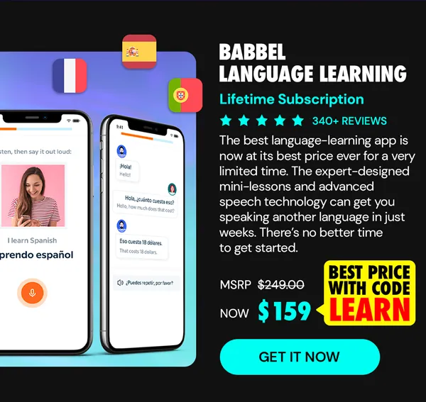 Babbel Language Learning: Lifetime Subscription (All Languages)