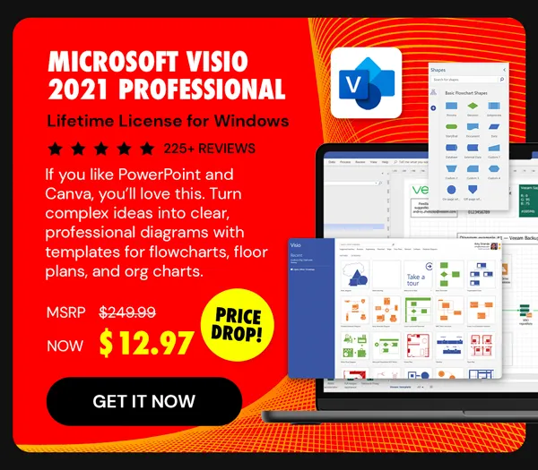 Microsoft Visio 2021 Professional: Lifetime License for Windows