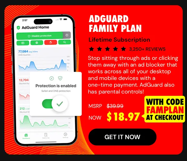 AdGuard Family Plan: Lifetime Subscription