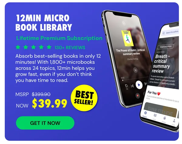 12min Micro Book Library: Lifetime Premium Subscription
