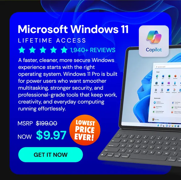 Microsoft Windows 11 Pro | Lifetime License