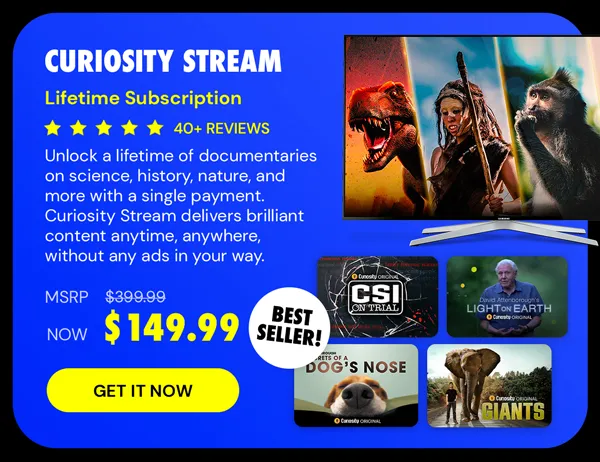 Curiosity Stream Standard Plan: Lifetime Subscription