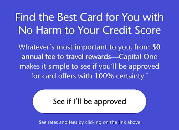 The easiest way to find a credit card that fits you