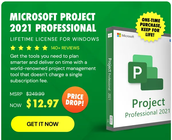 Microsoft Project 2021 Professional: Lifetime License for Windows