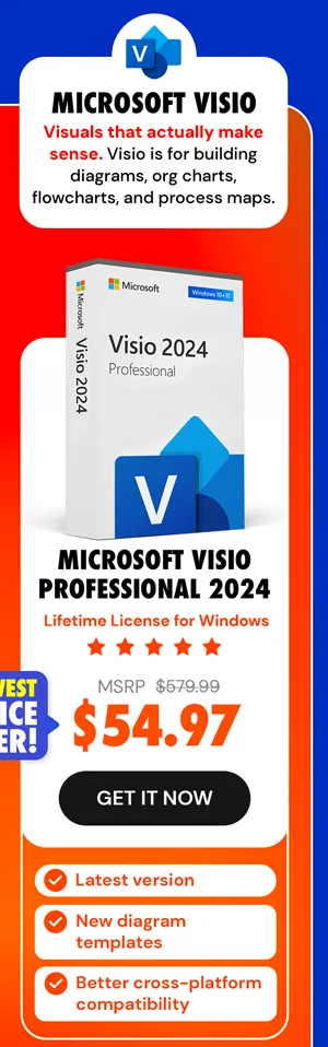 Microsoft Visio Professional 2024: Lifetime License for Windows