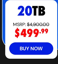 Internxt Cloud Storage Lifetime Subscription: 20TB Plan