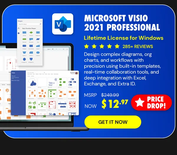 Microsoft Visio 2021 Professional: Lifetime License for Windows